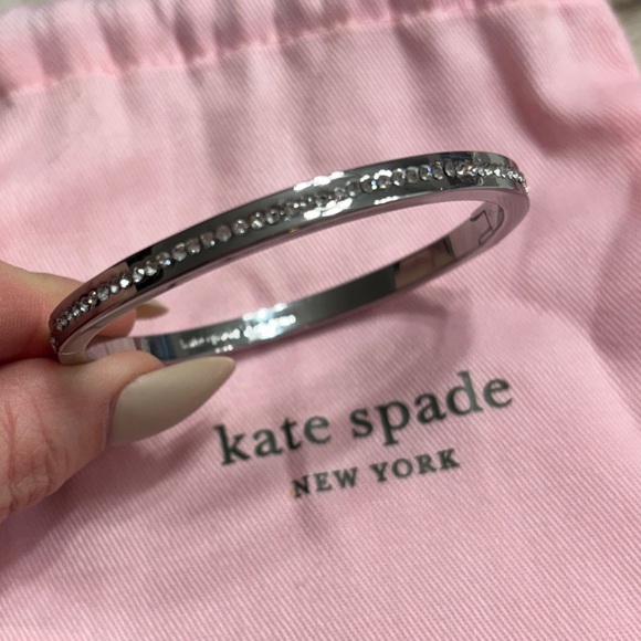 kate spade Silver Ring It Up Pave Bangle - Picture 5 of 7